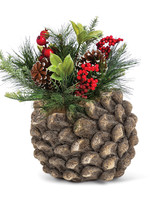 Abbott *sm Pinecone Planter-Abbott