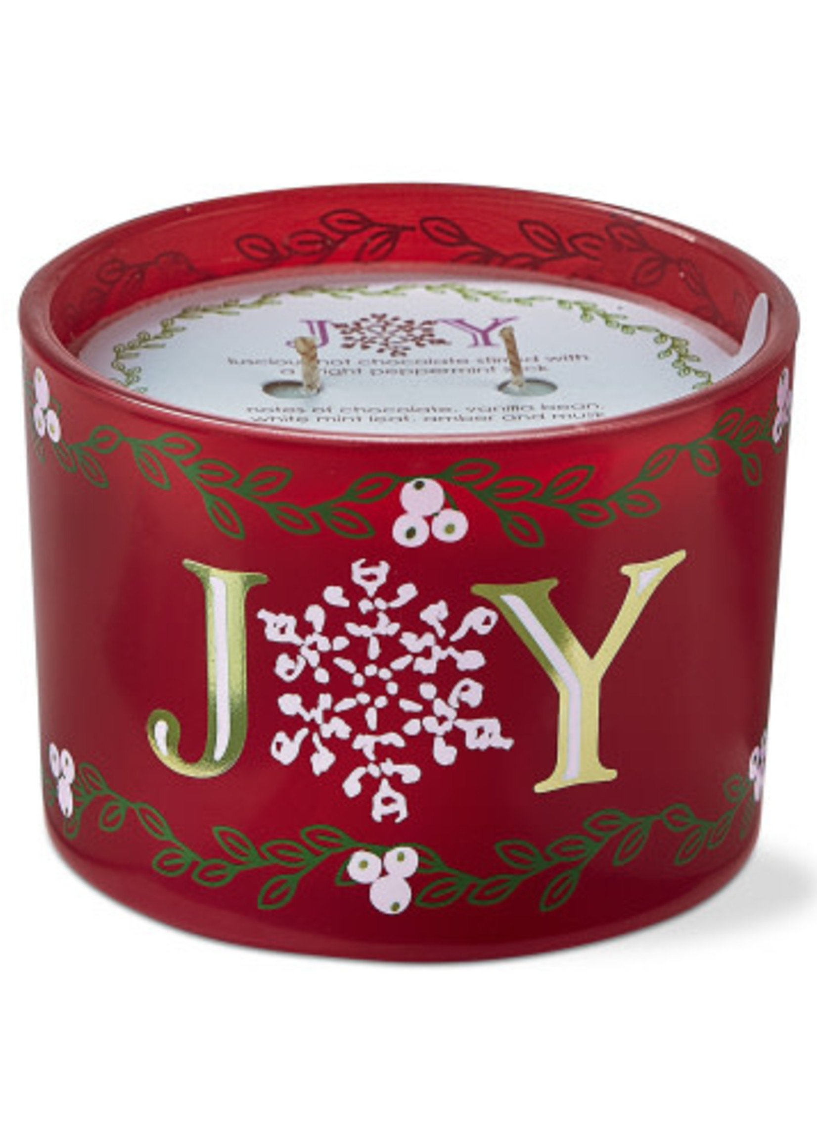 Tag *2wick Red Joy Candle Tag-Design*