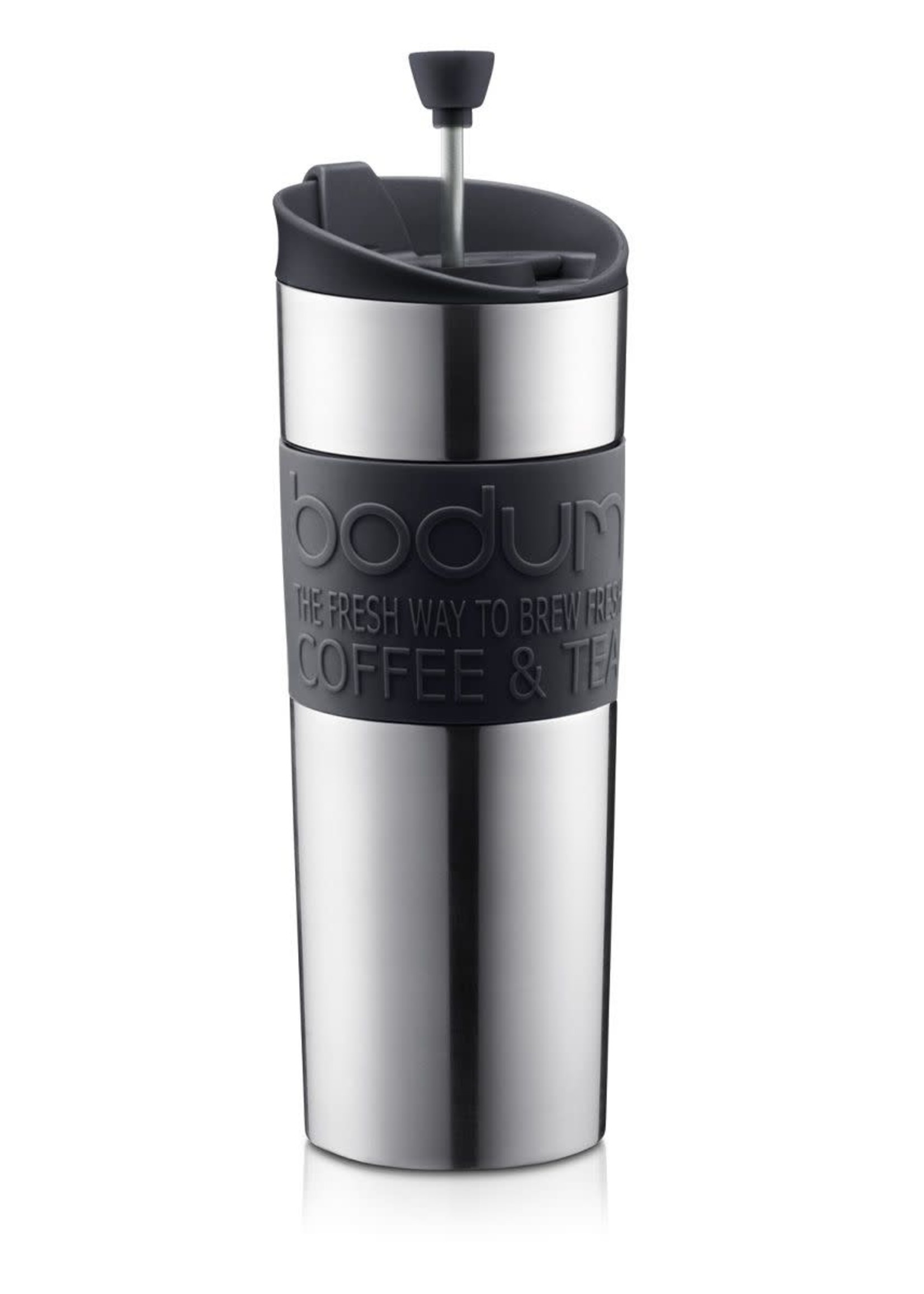 Bodum *15oz Thermal s/s/Black Travel Press-Bodum