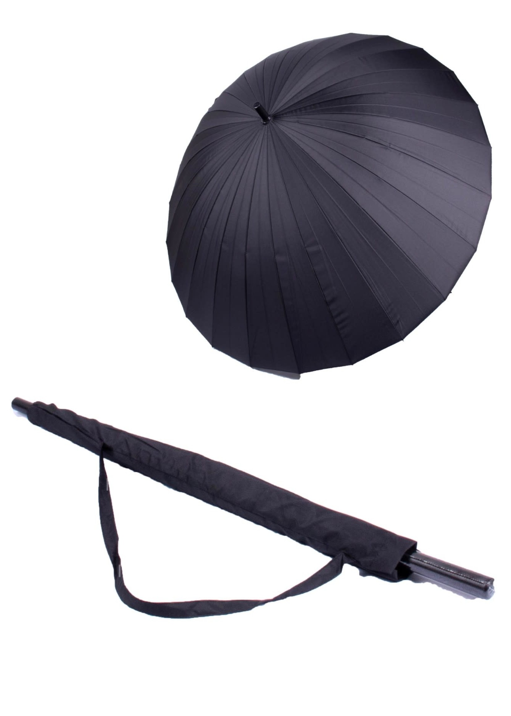 Grand International Trading *Black Straight Handle Umbrella-Grand