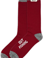 Pavilion *Burgundy Out Fishing Socks-Pavilion