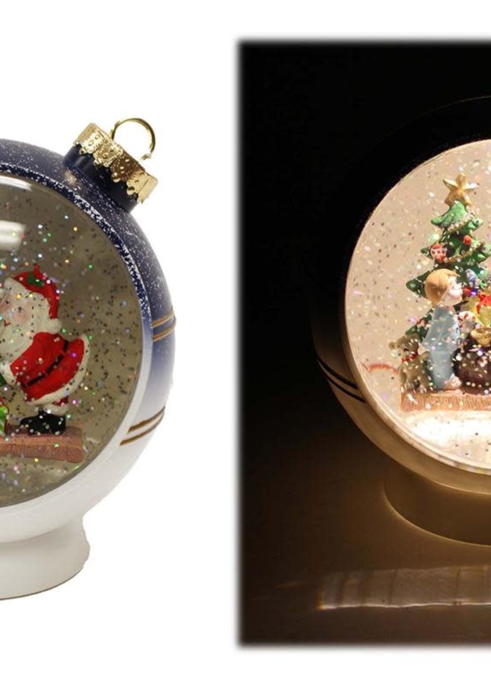 Splash *Spinning Blue Ball w/Santa-Splash*