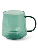 Good Citizen *12oz Dark Teal Double Walled Glass Mug Good Citizen-Design