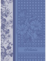 Garnier Thiebaut Linens *Multi Blues Petunia Tea Towel-Garnier