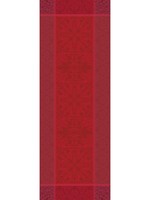 Garnier Thiebaut Linens *20x58" Red Cassandre Grenat Table Runner -Garnier