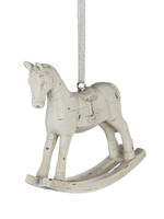 Raz *Distressed Rocking Horse Ornament Raz-Design*