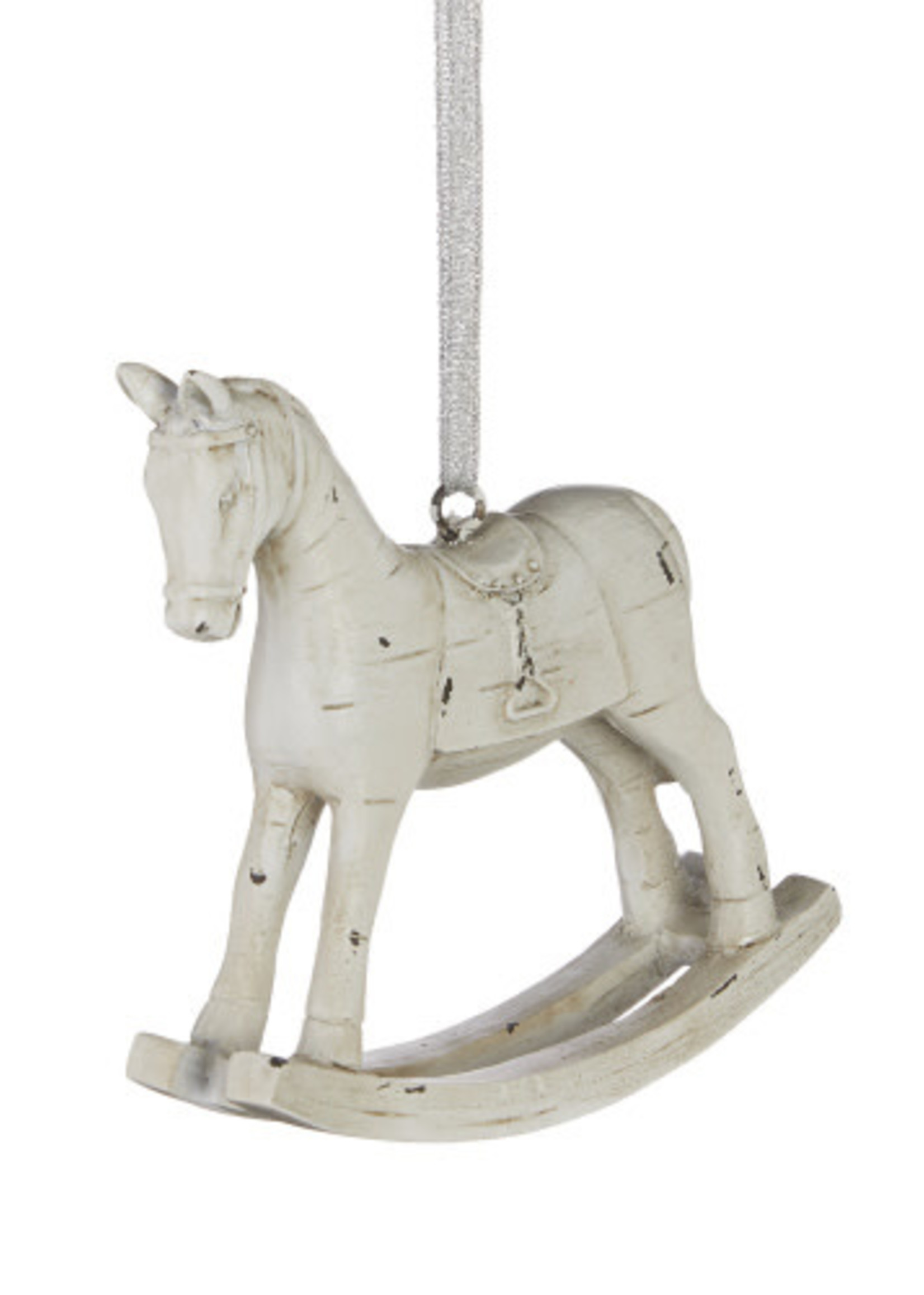 Raz *Distressed Rocking Horse Ornament Raz-Design*