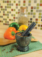 Foxrun *3" Green Marble Mortar and Pestle-Foxrun
