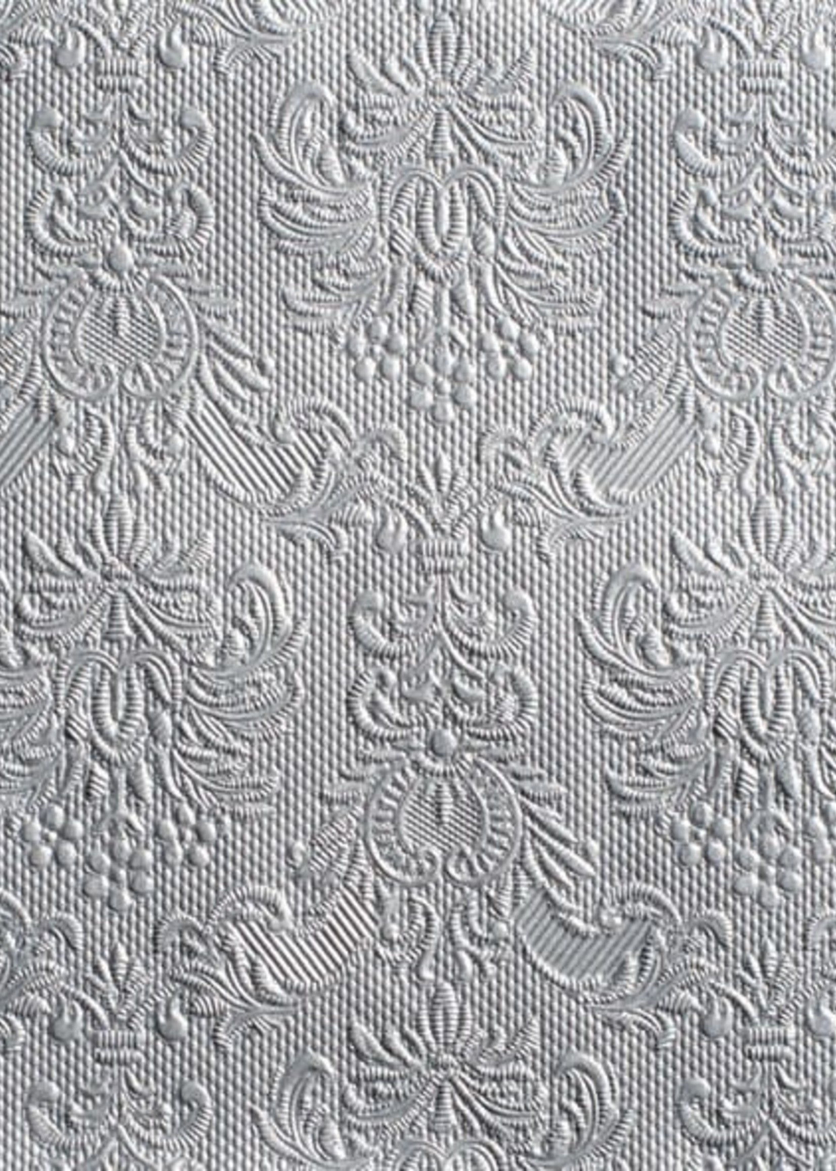 Elegant Gifts *Silver Embossed Lunch Napkin-Elegant