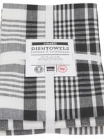 Danica *s/3 Black/White Jumbo Tea Towels-Danica