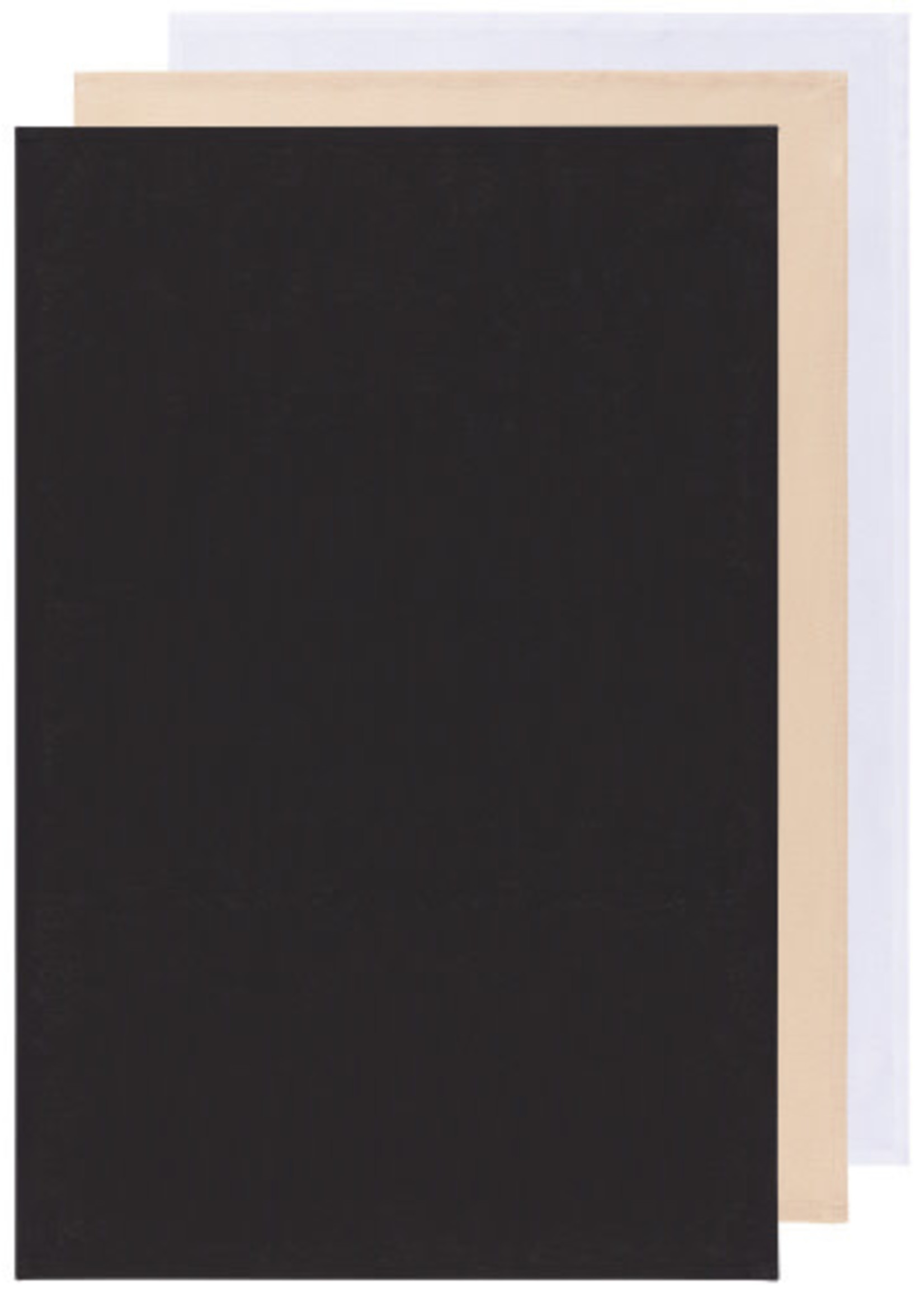Danica *s/3 Shades of Black/White Floursack Tea Towels-Danica