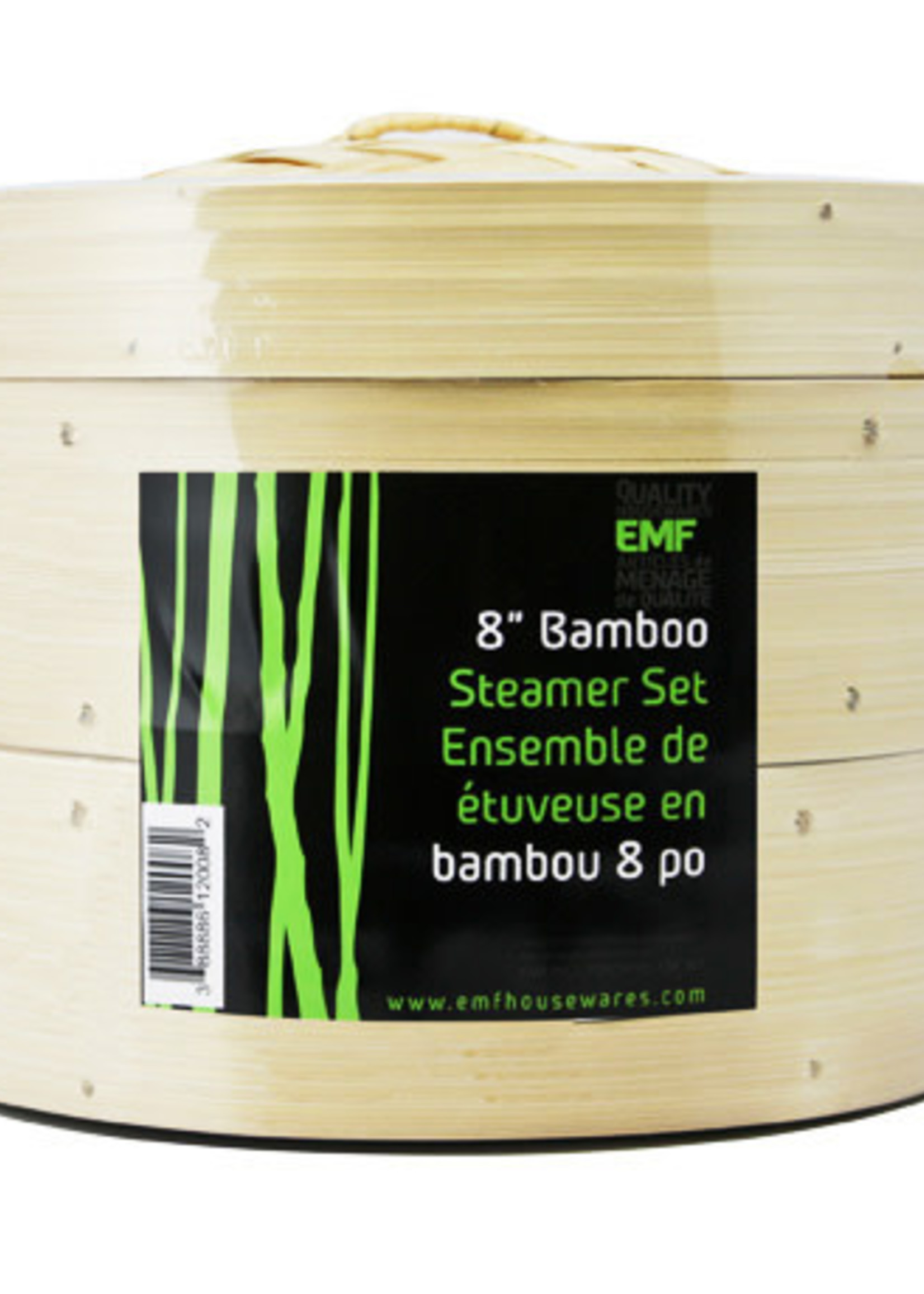 EMF Inc *3pc 8" Bamboo Steamer-EMF