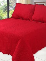 Peace Arch Imports *Twn Red Palette Coverlet Set-Peace Arch