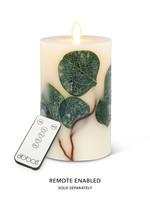 Reallite *6" Eucalyptus Leaf Reallite Candle-Abbott