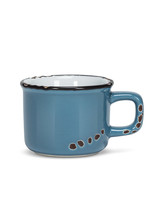 Abbott *3oz Denim Enamel Look Espresso Cup- Abbott