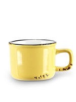 Abbott *3oz Yellow Enamel Look Espresso Cup-Abbott