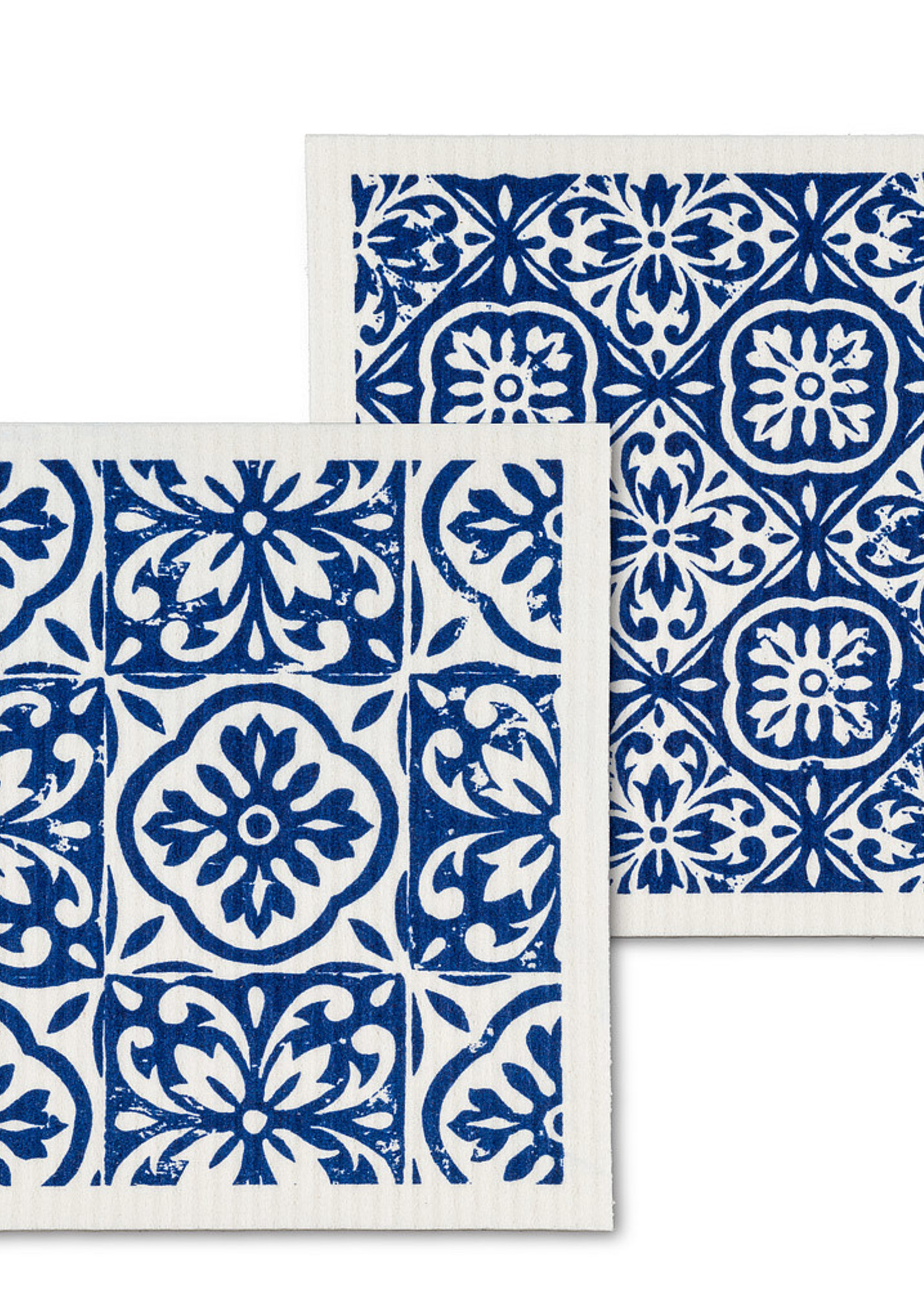 Swedish Cloth *Sm Blue Tile Swedish Cloth-Abbott