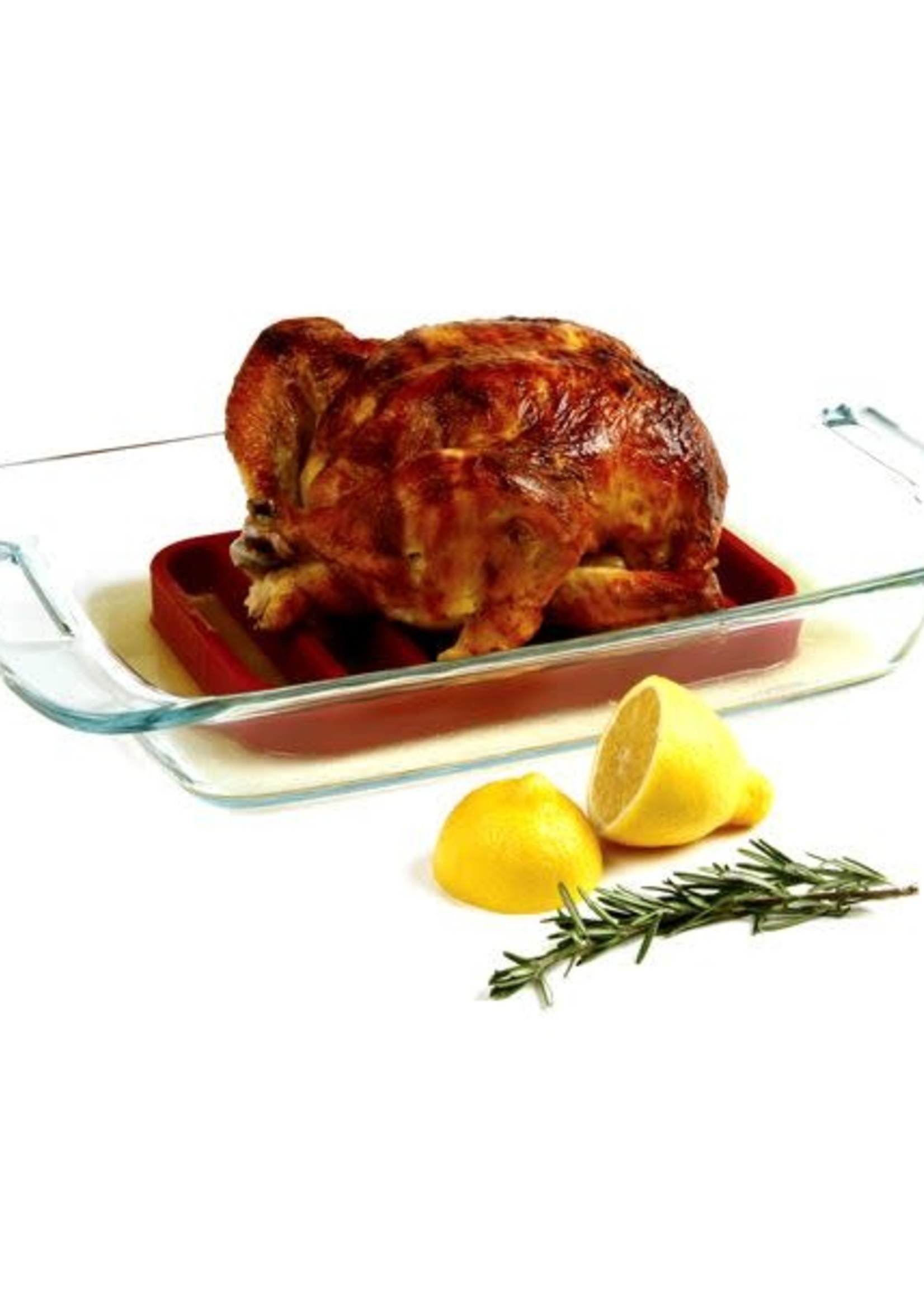 NorPro *Red Rectangular Silicone Roast Rack-Norpro