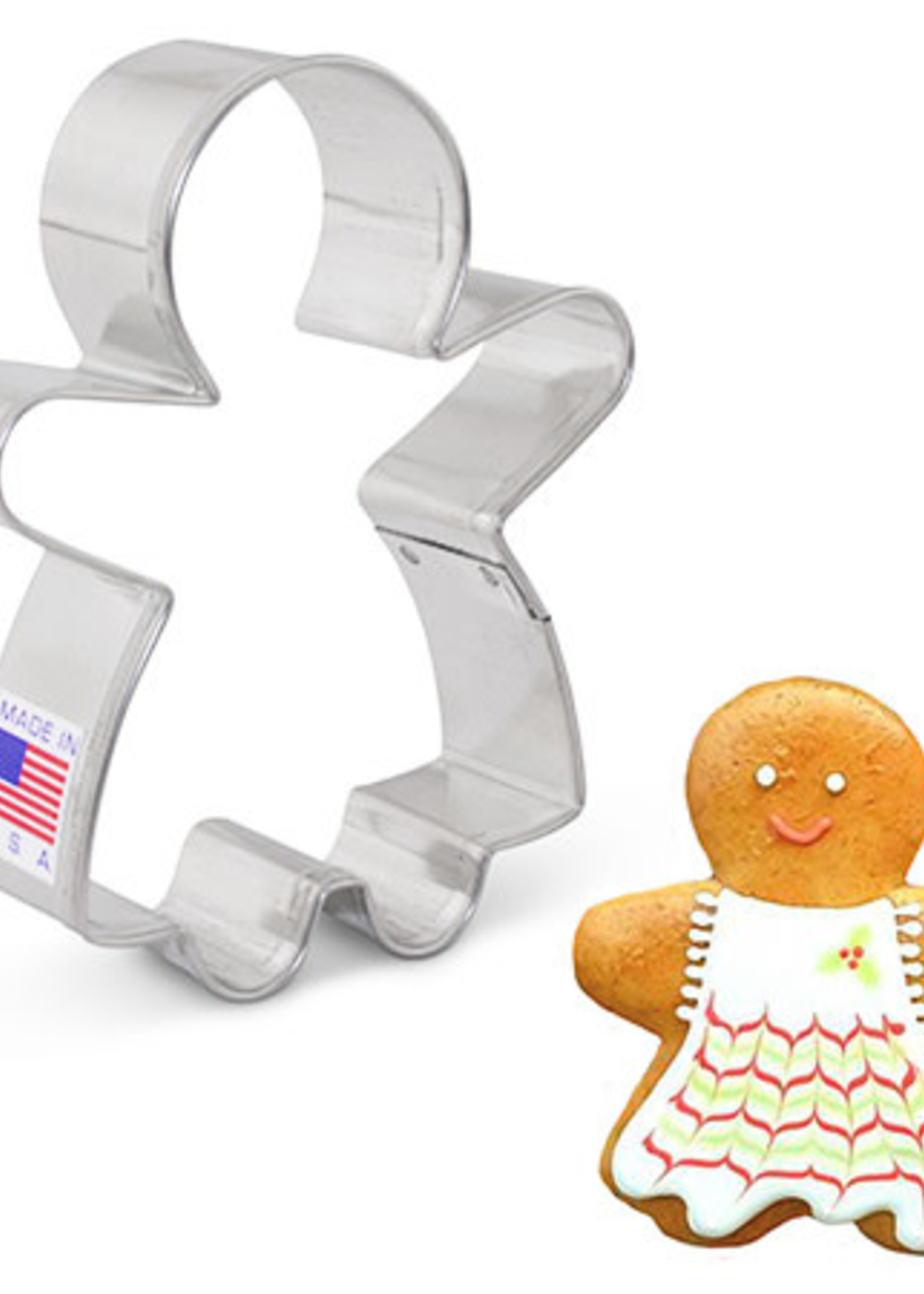 Ann Clark *3.75" Gingerbread Woman Cookie Cutter-Ann Clark