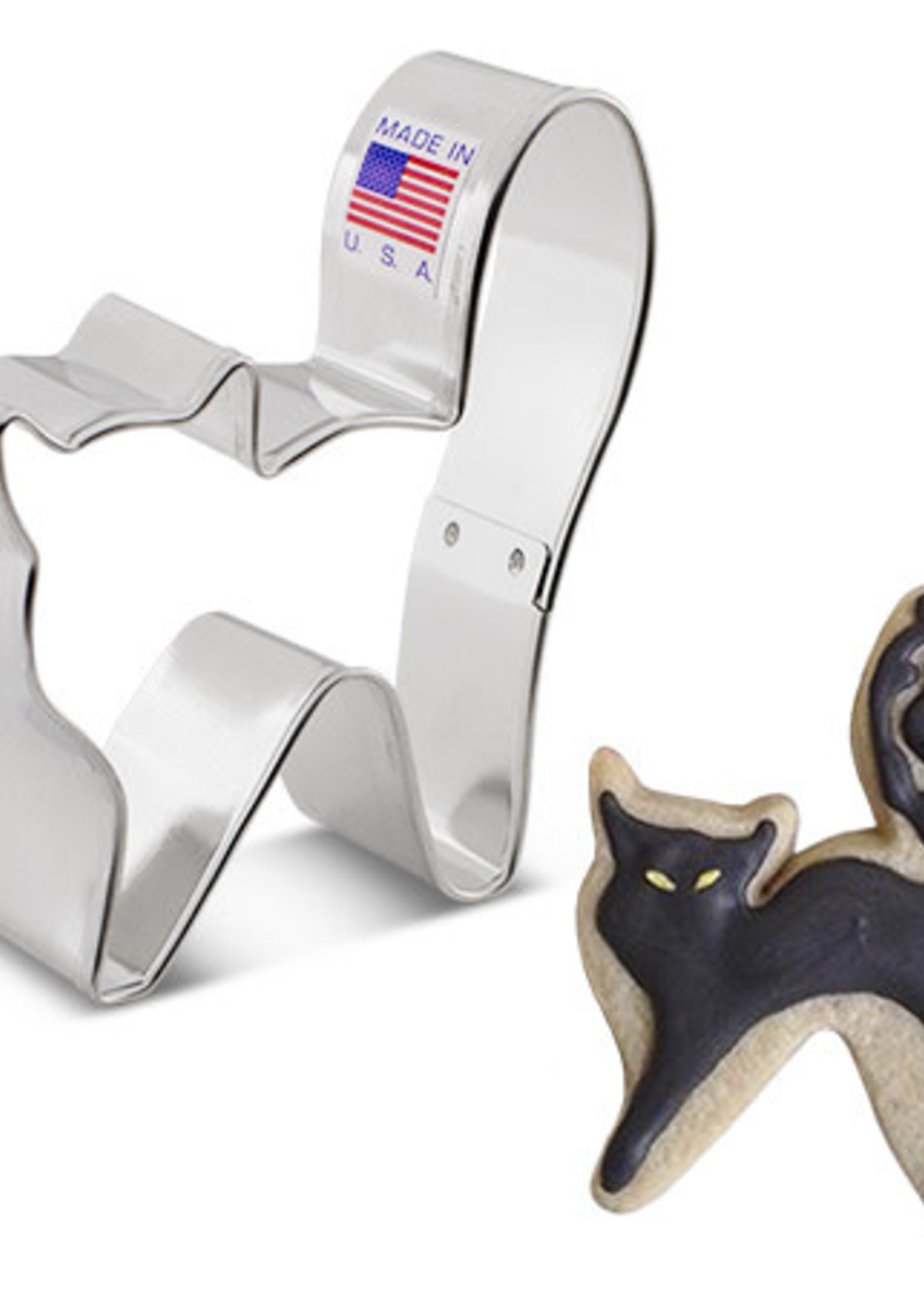 Ann Clark *Lg Cat w/Tail Up Cookie Cutter-Ann Clark