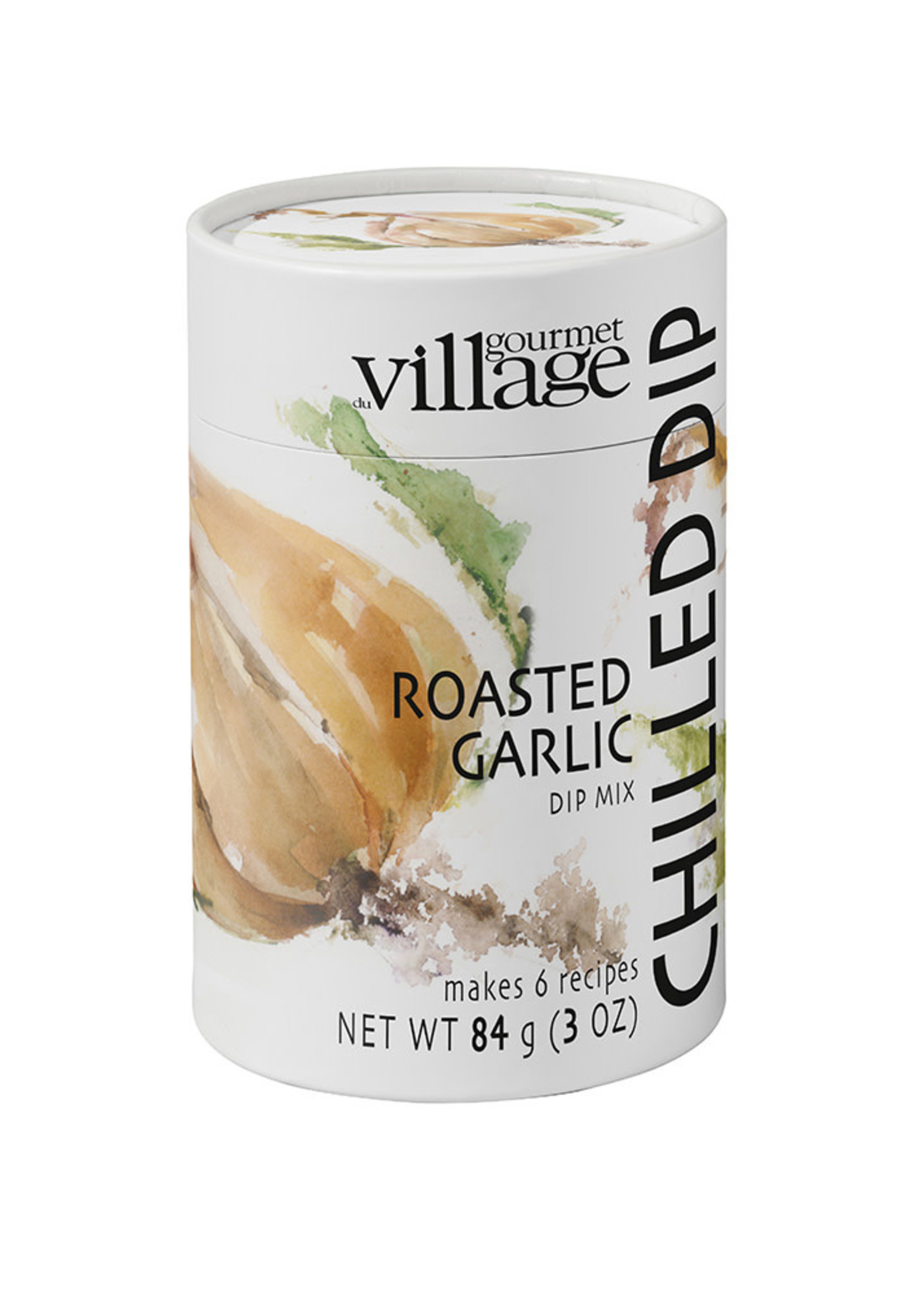 Gourmet du Village *84g Roasted Garlic Dip Cannister-Gourmet Village