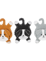 Ganz *Asstd Felt Dog Coaster-Ganz