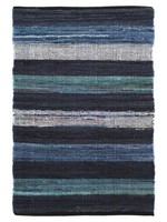 Avocado Decor Inc *4x6' Moonlight Blue Rag Rug-Avocado