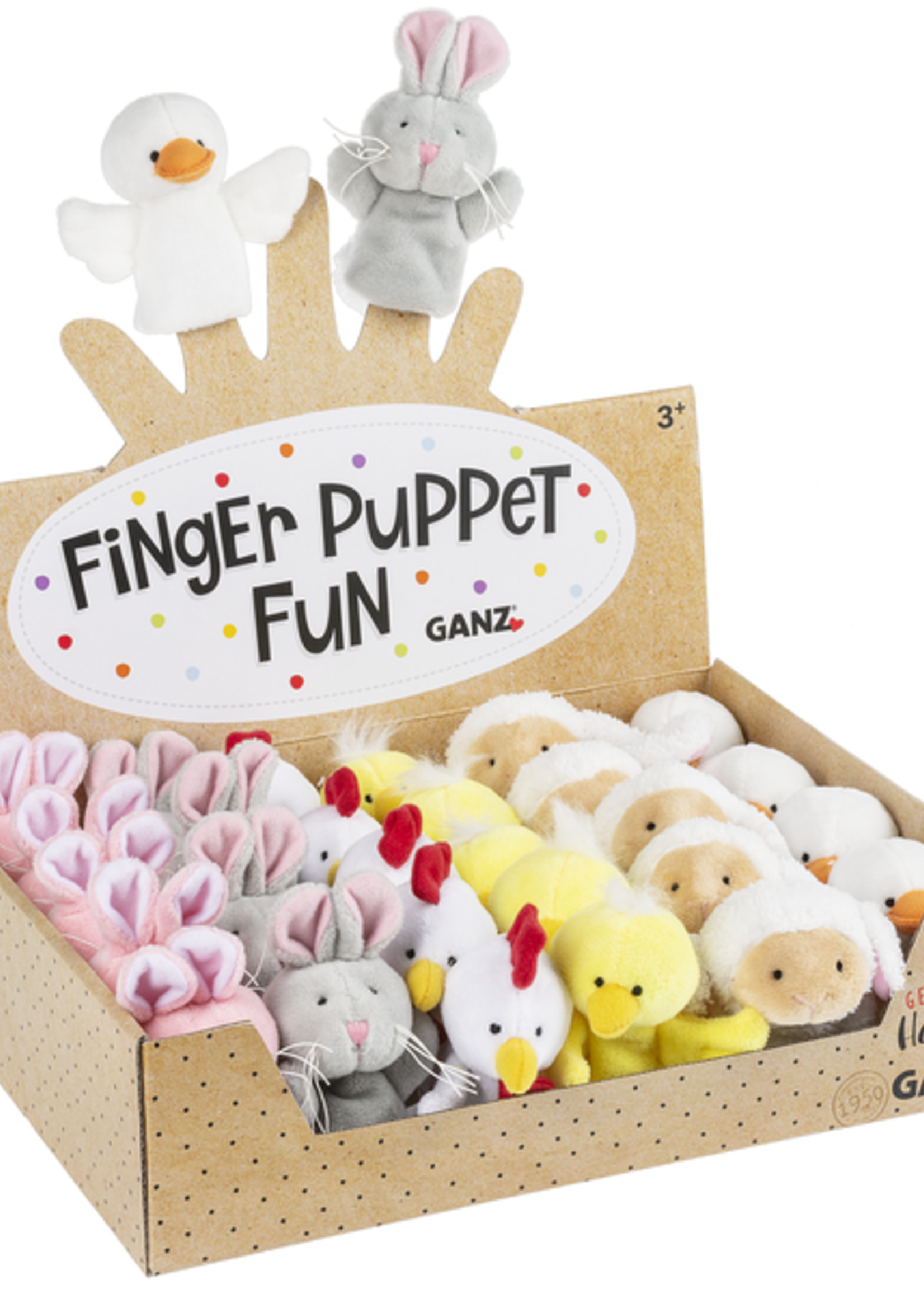 Ganz *3" Asstd Finger Puppets-Ganz