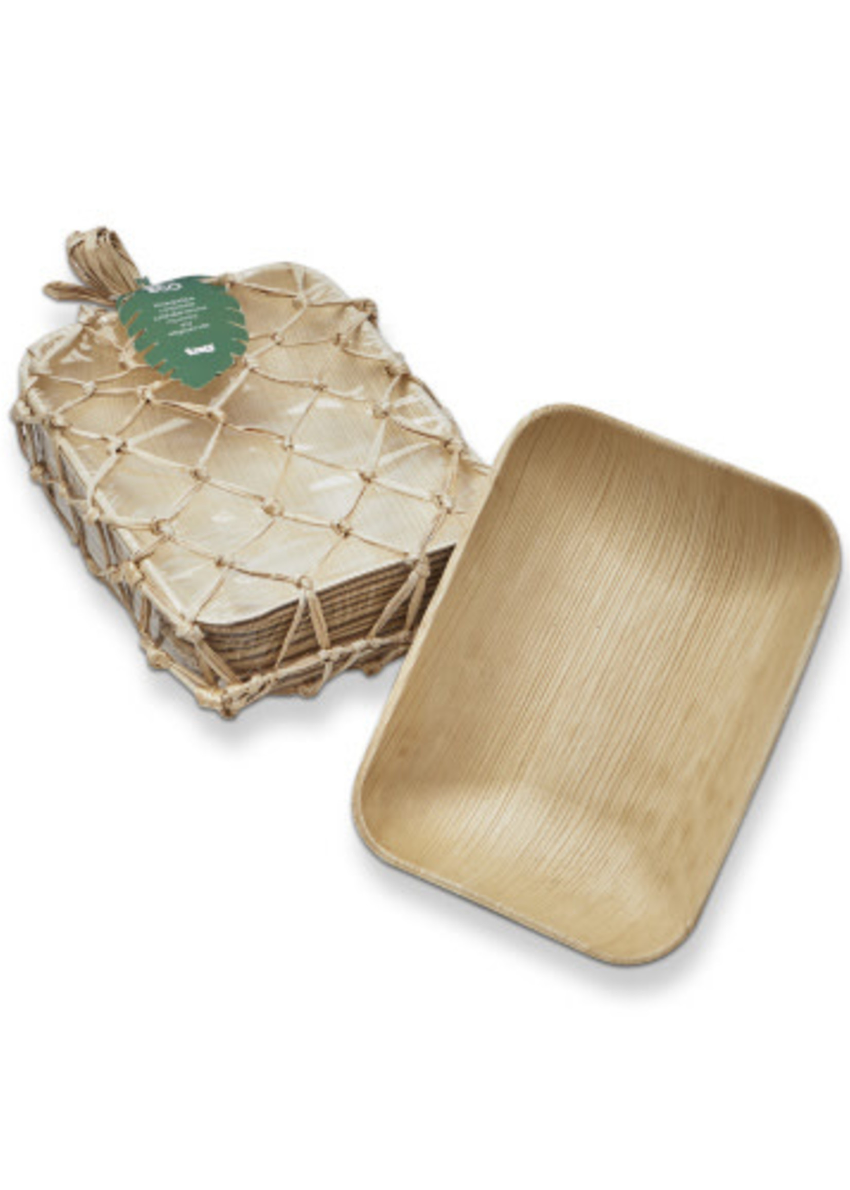 Tag *s/12 Eco Palm Leaf Rectangular Bowl Tag-Design