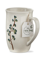 Tag *White w/Green Stem Meadow Divot Mug Tag-Design