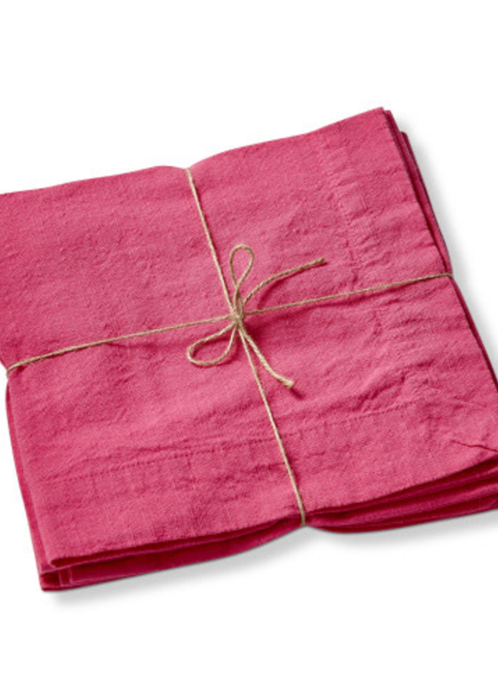 Tag *s/4 Magenta Slub Napkins Tag-Design