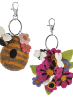 Ganz *Whimsy Wool Bee Keychain-Ganz