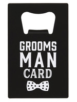 Creative Brands *Grooms Man Card Bottle Opener Creative-Design