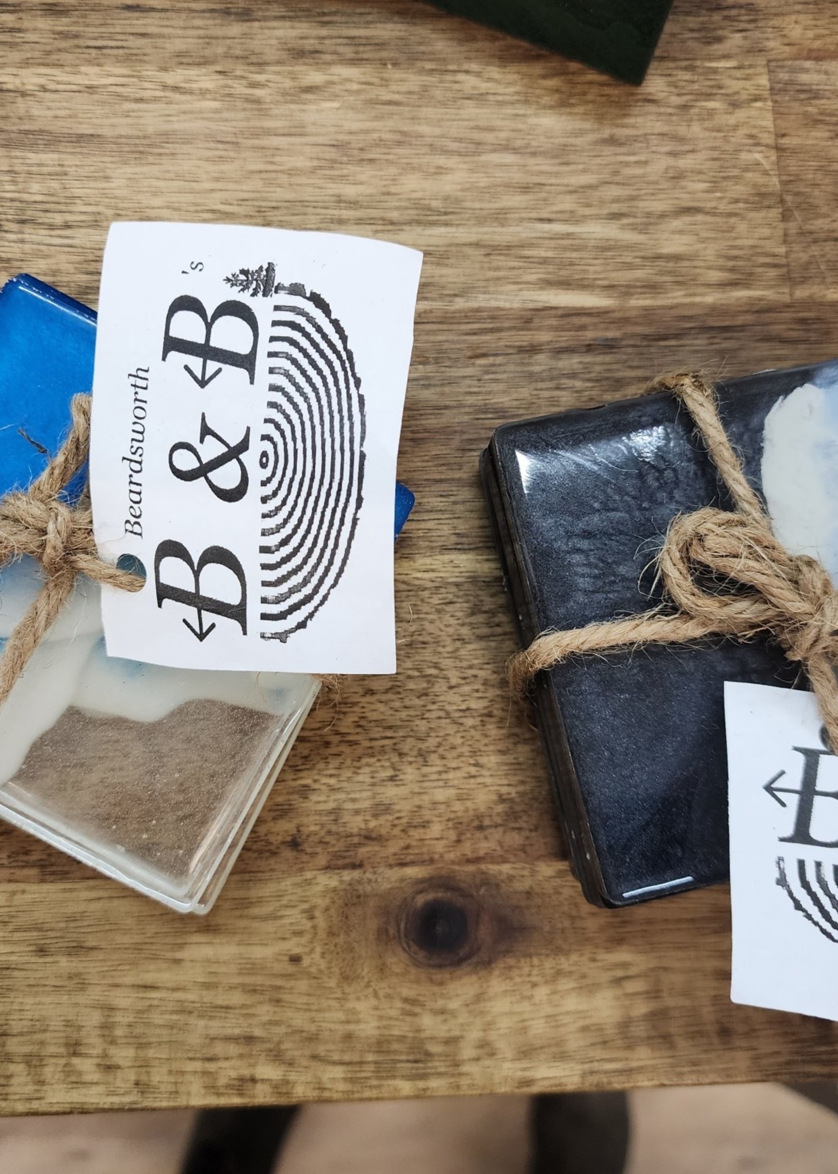 B&B Beardsworth *s/4 Resin Coasters-B&B