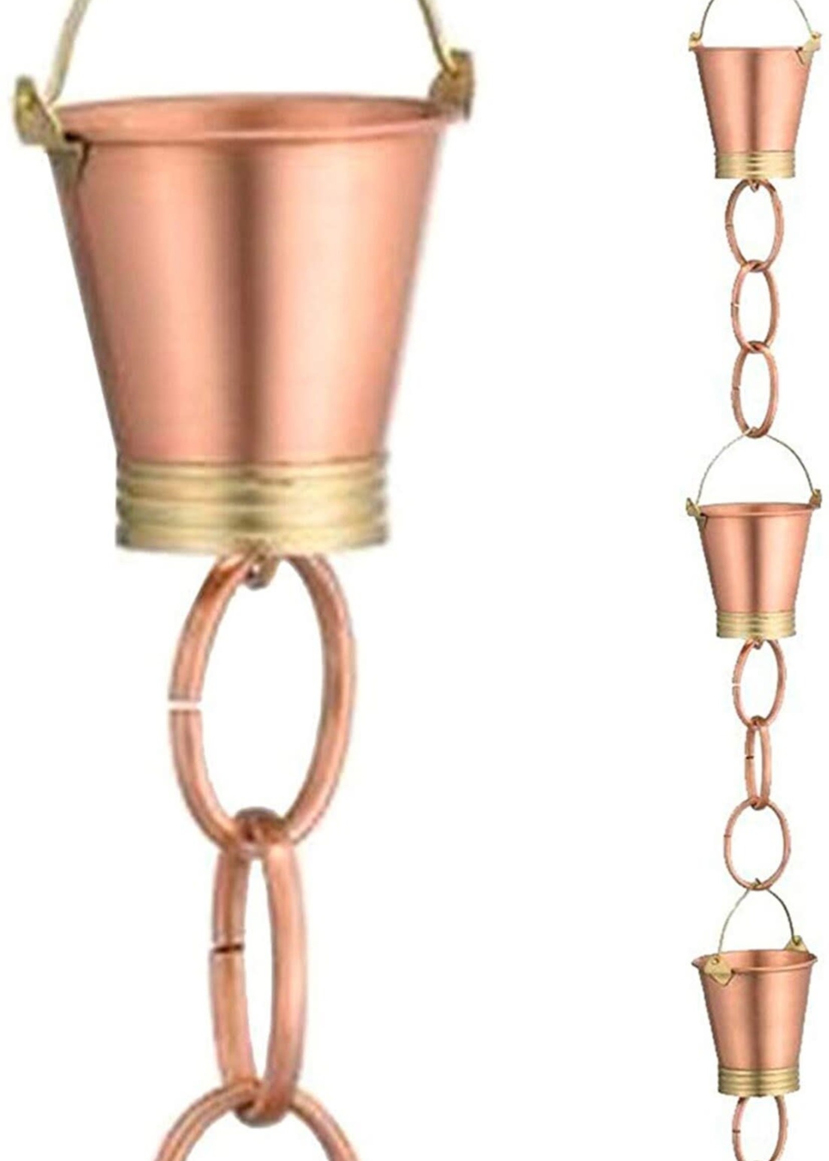 Nach *Copper Colour Bucket Rain Chain-NACH