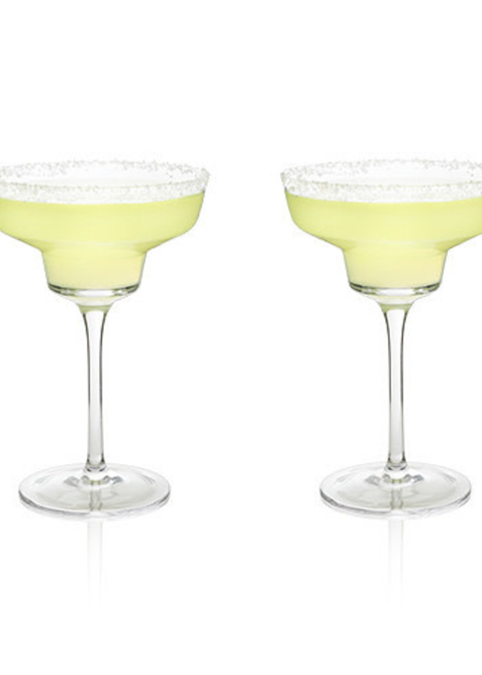 Viski *s/2 Crystal Angled Margarita Glasses Viski-Design