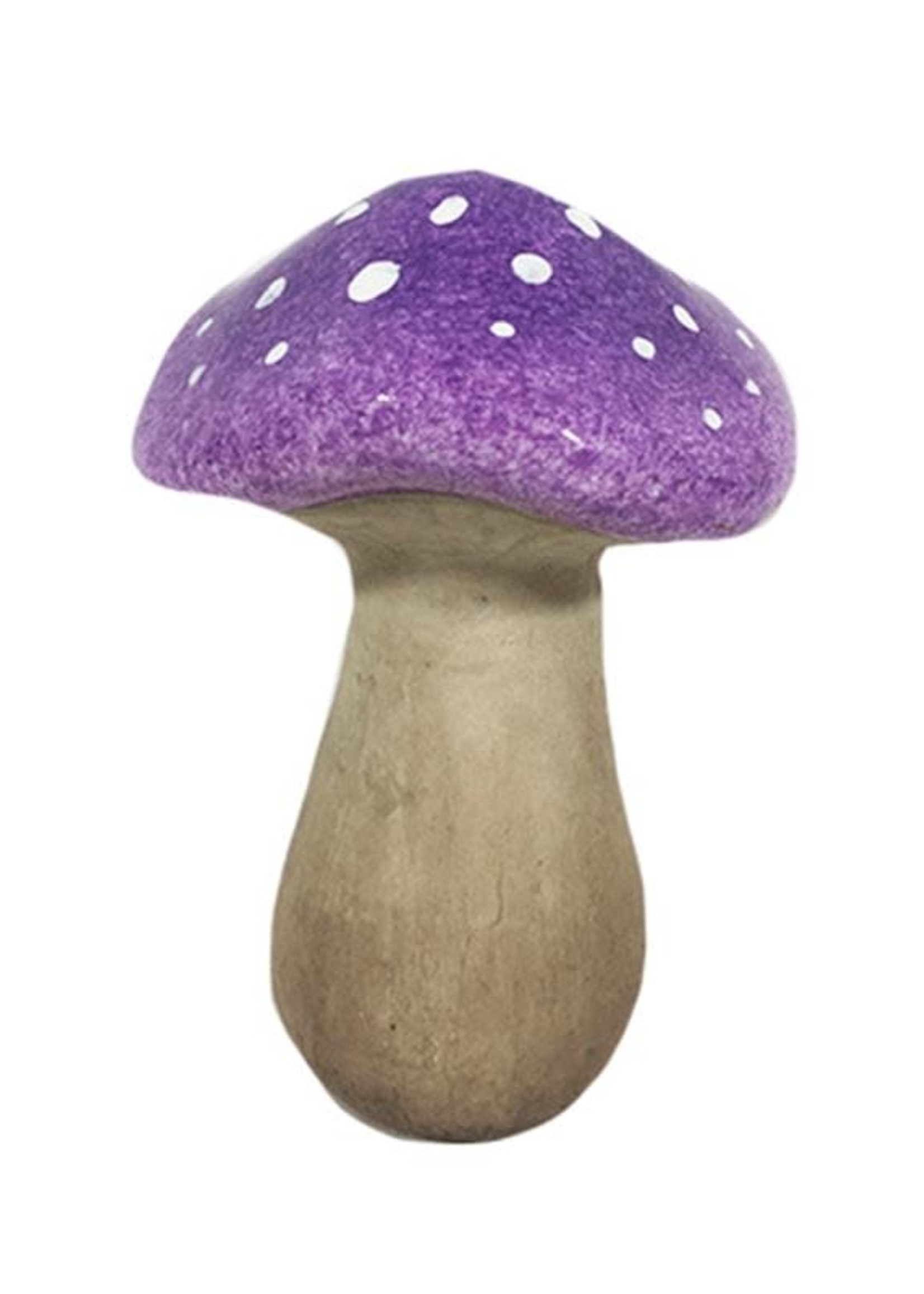 Frans Kopper *7" Purple Ceramic Mushroom-Koppers