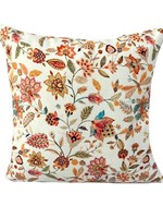 Frans Kopper *16" Orange Floral Outdoor Cushion-Koppers