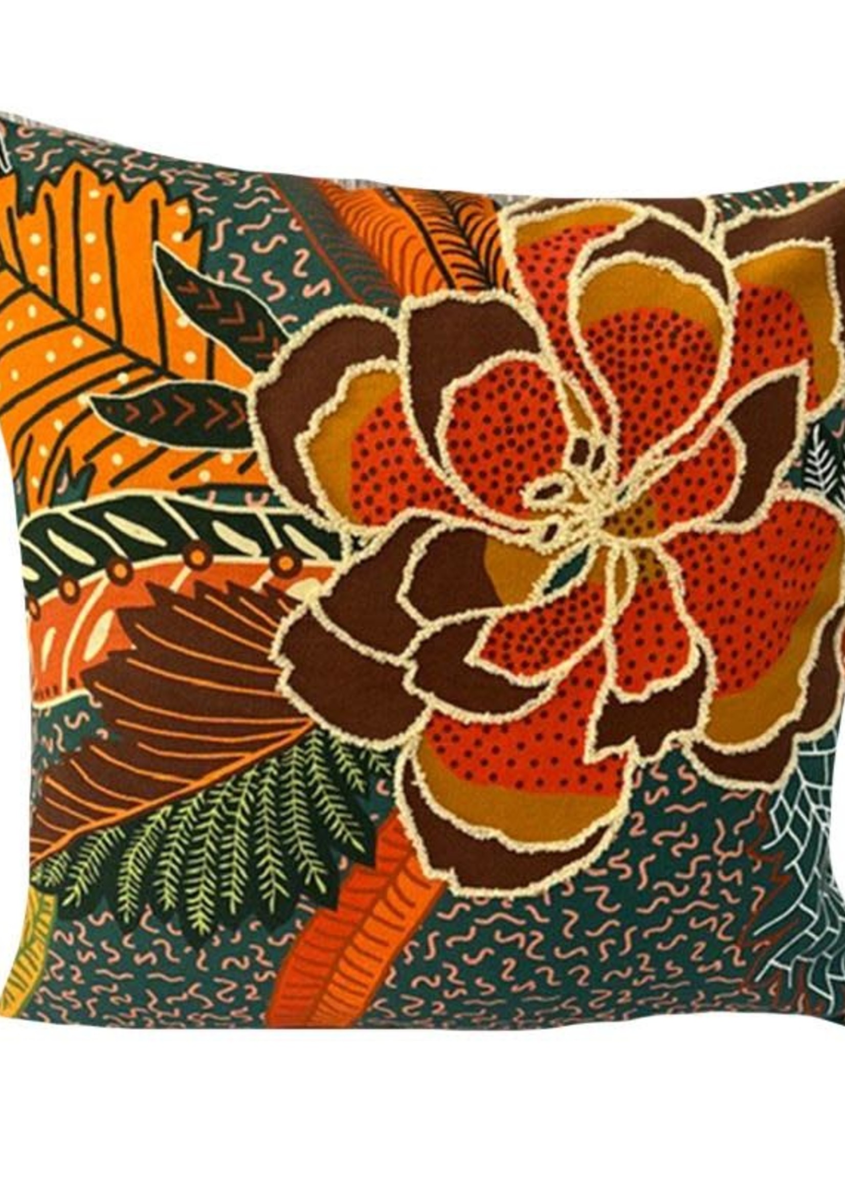Frans Kopper *16" Multi Colour w/Large Flower Cushion-Koppers