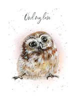 Bella Flor *Owl My Love Birthday Card-Bella Flor