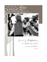 Bella Flor *Little Girl Holding Hand Thank You Card-Bella Flor