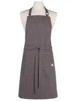 Danica *Grey Pinstripe Chef Apron-Danica