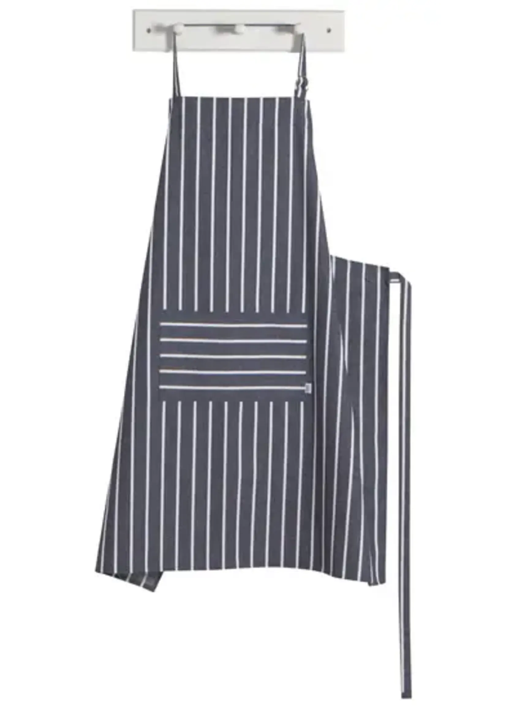 Danica *Xlg Blue Butcher Stripe Chef Apron-Danica