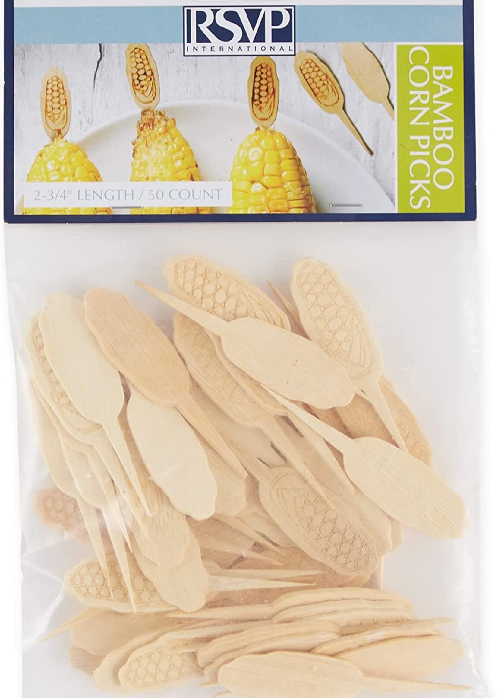 RSVP *50pk Bamboo Corn Picks-RSVP