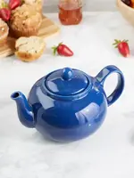 RSVP *6c Light Blue Stoneware Teapot-RSVP