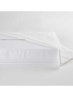 Athena *Qn White Bamboo/Cotton Blend Tassy Sheet Set-Royal Dreams