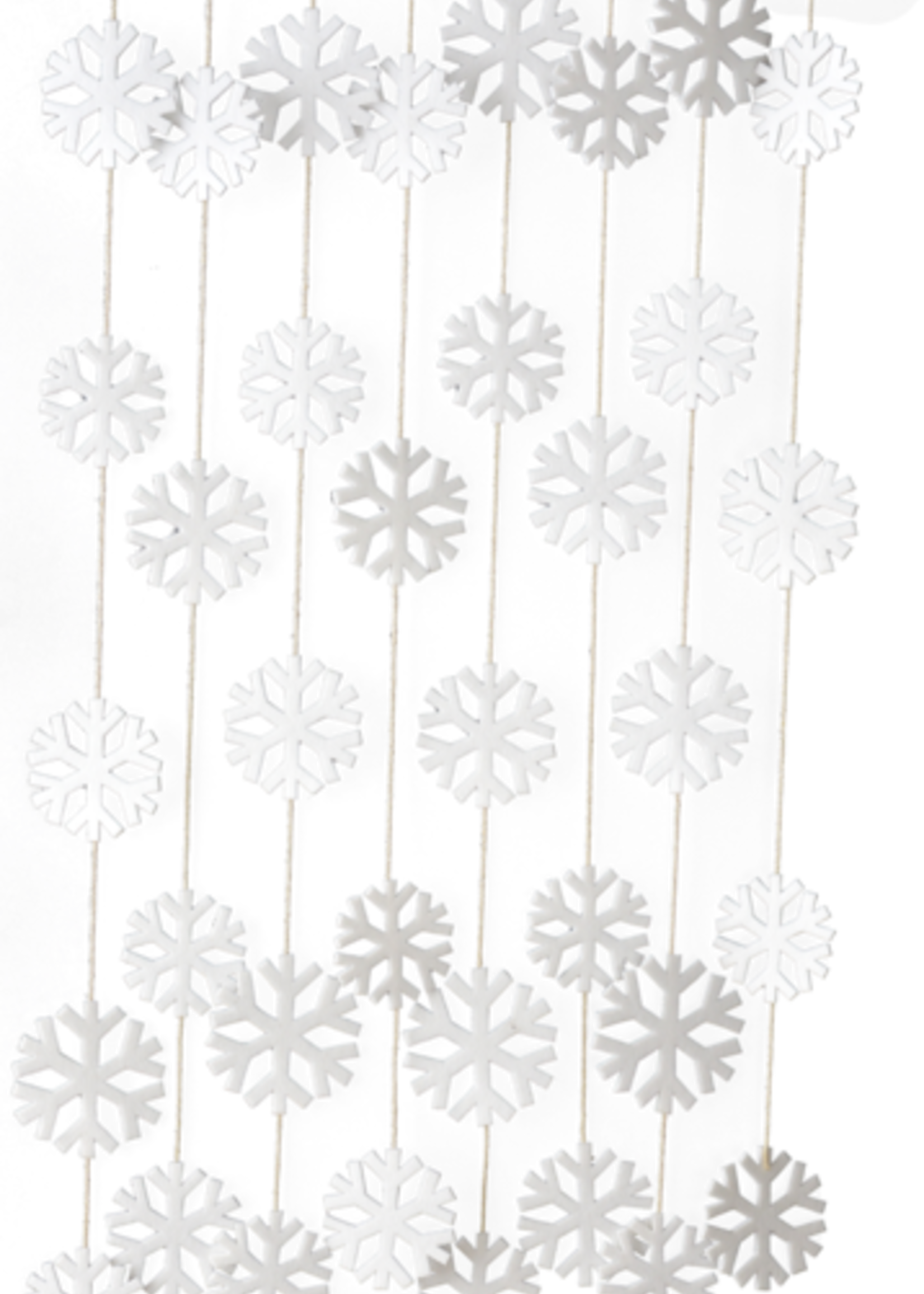 Ganz *20x36" Snowflake Curtain-Ganz*