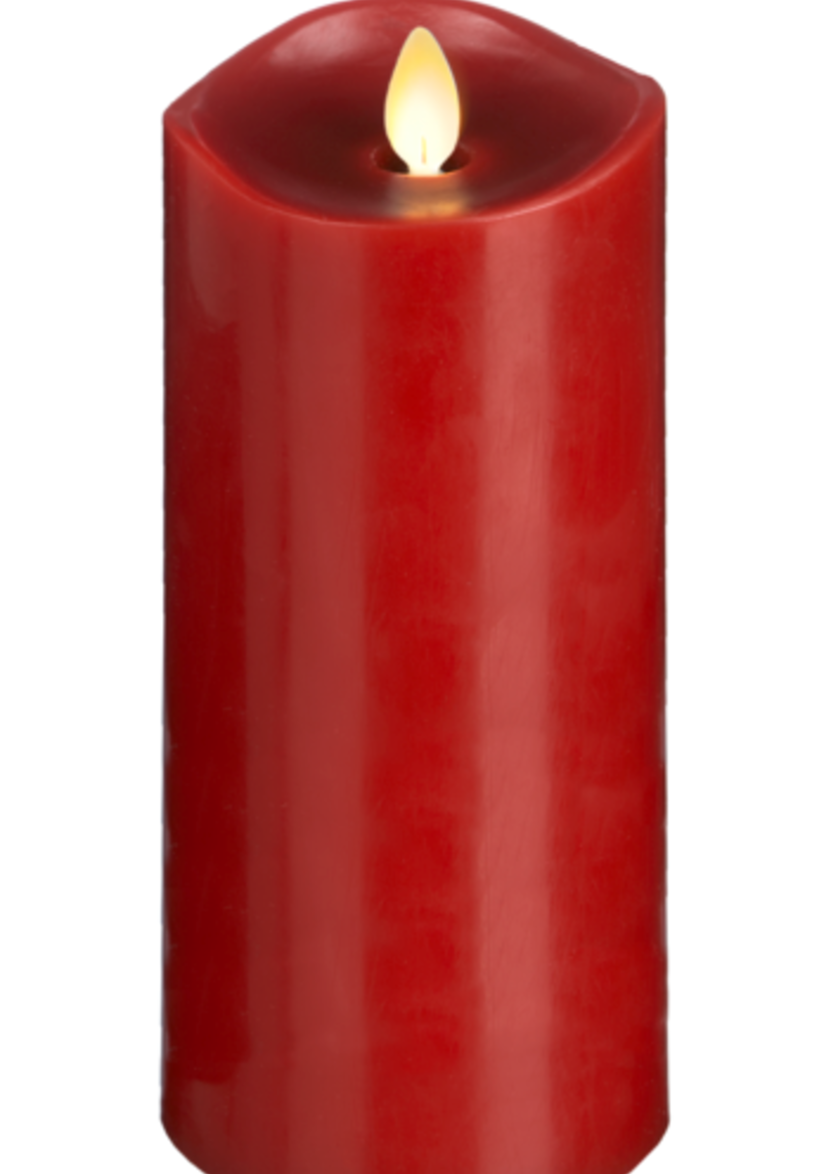 Ganz *8" Red LED Pillar Candle-Ganz