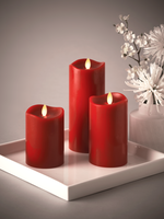 Ganz *5" Red LED Pillar Candle-Ganz