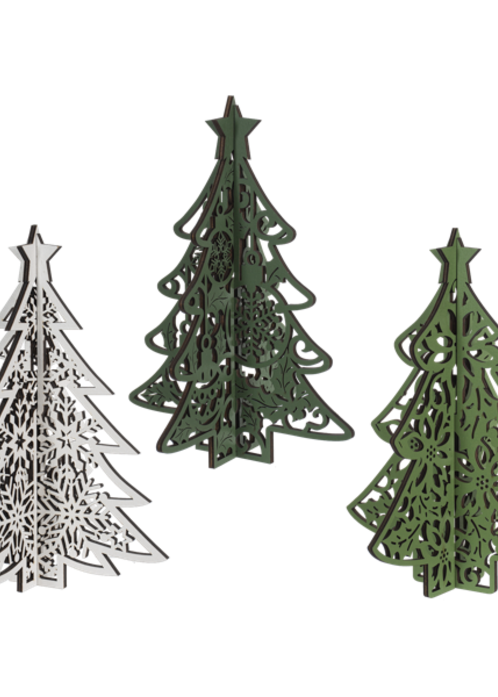 Ganz *Asstd Laser Cut Christmas Trees-Ganz*